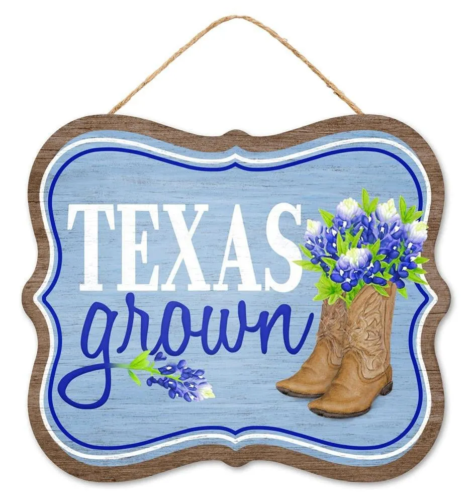 10.5" Texas Grown Sign