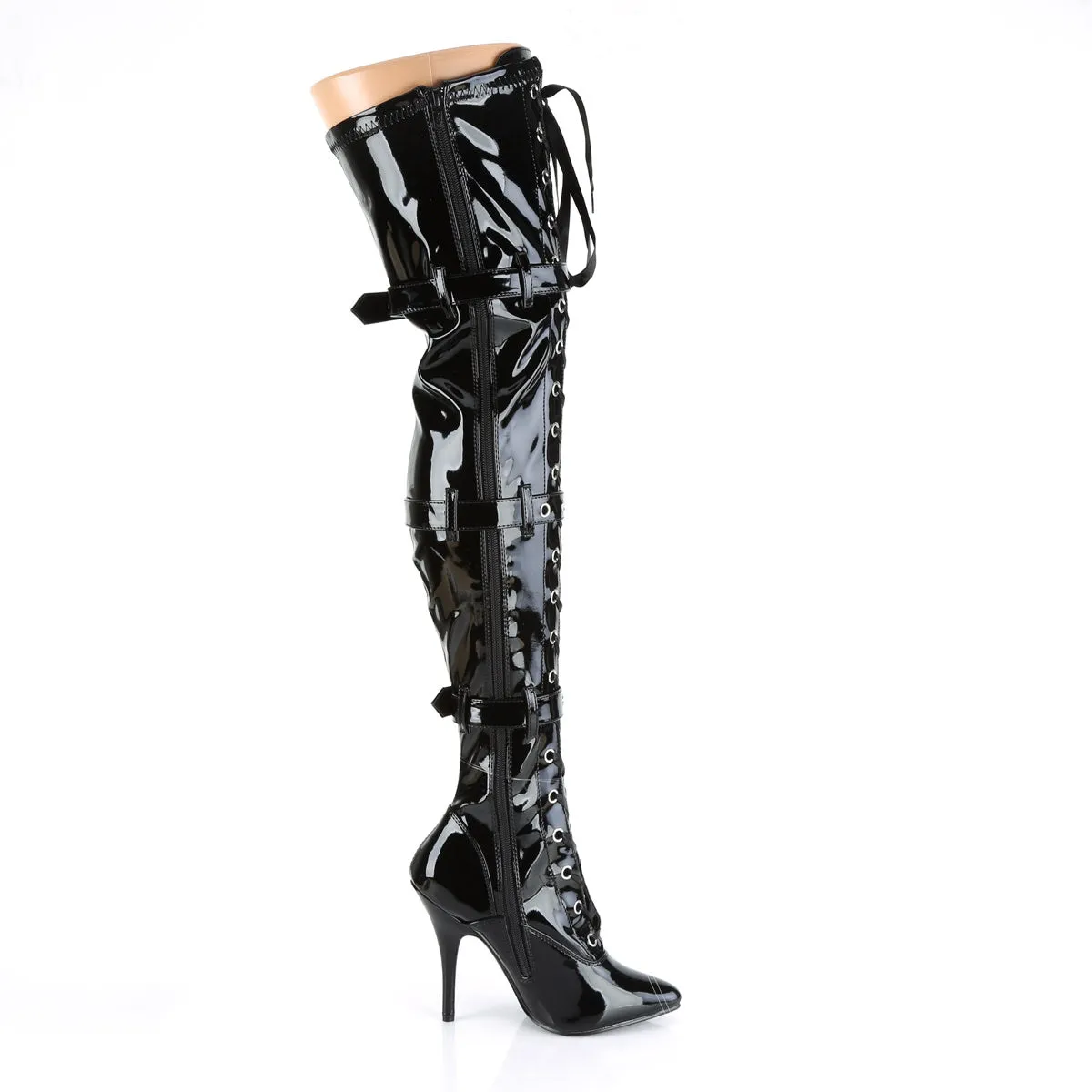 5 Inch Heel SEDUCE-3028 Black Pat