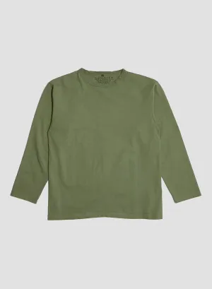 9.5oz 40's USMC Long Sleeve Shirt in Green