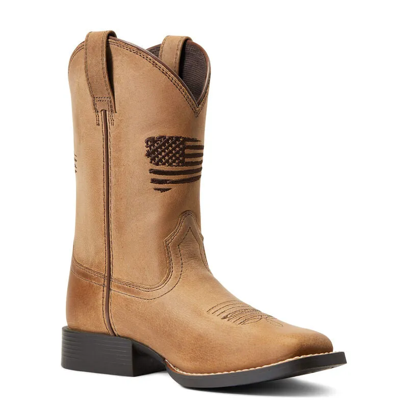 ARIAT KIDS' Style No. 10039909 Patriot II Western Boot