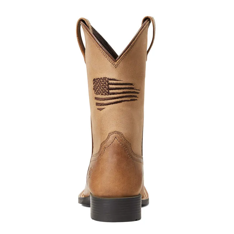 ARIAT KIDS' Style No. 10039909 Patriot II Western Boot