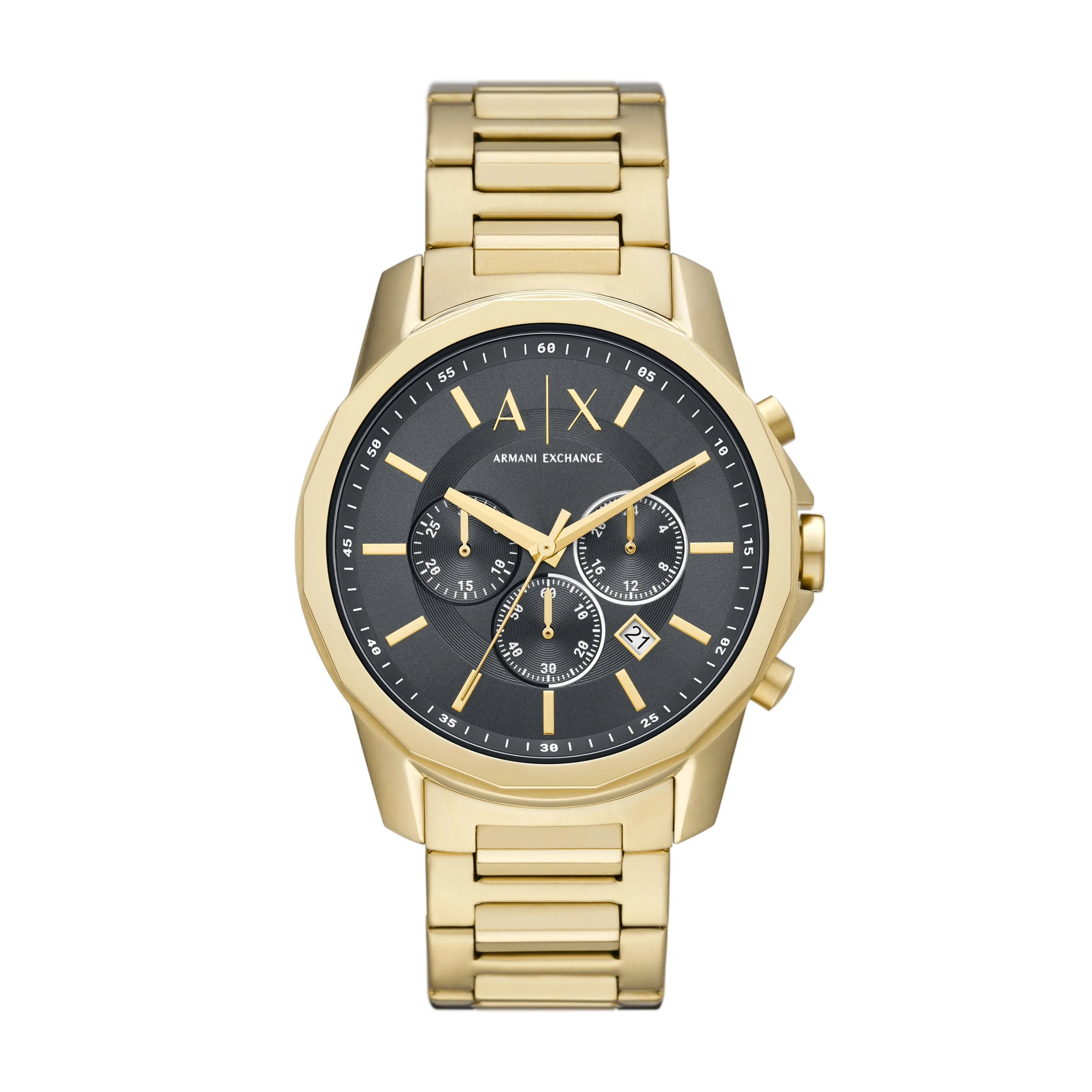 Armani Exchange Chronograph Gold-Tone Stainless Steel Watch AX1721