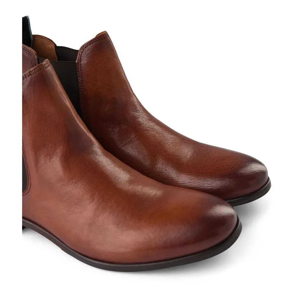 Arnie chelsea boot leather - BROWN