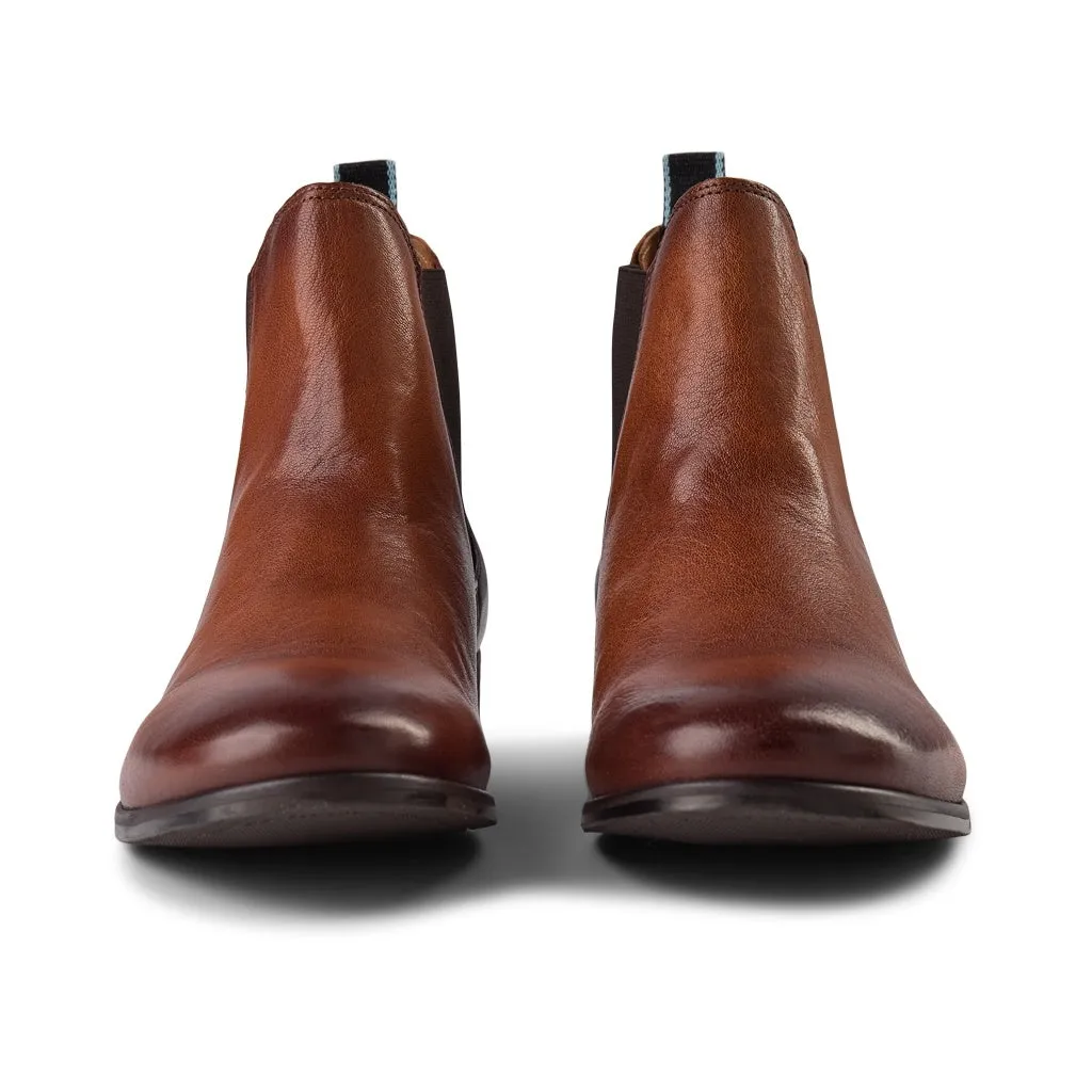 Arnie chelsea boot leather - BROWN