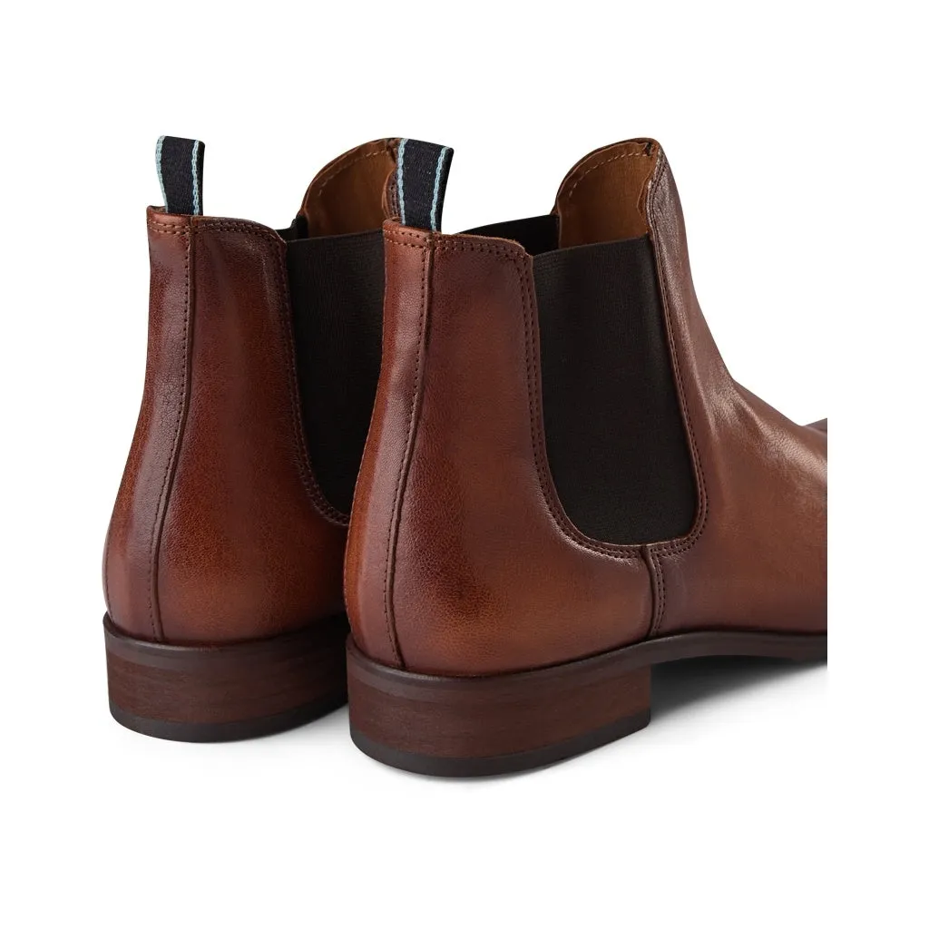 Arnie chelsea boot leather - BROWN