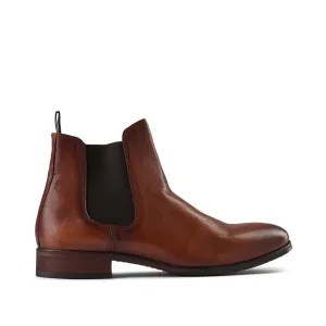 Arnie chelsea boot leather - BROWN