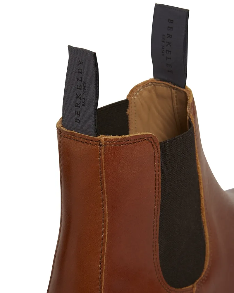 Berkeley - W´s Chelsea Leather Boots Cognac