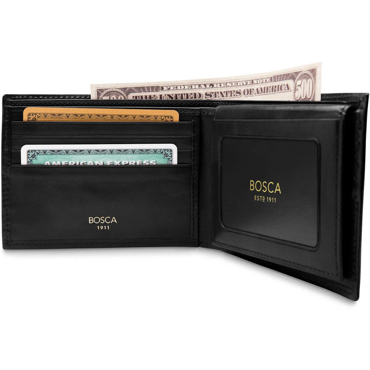 Bosca Old Leather Credit Wallet w/ID Passcase