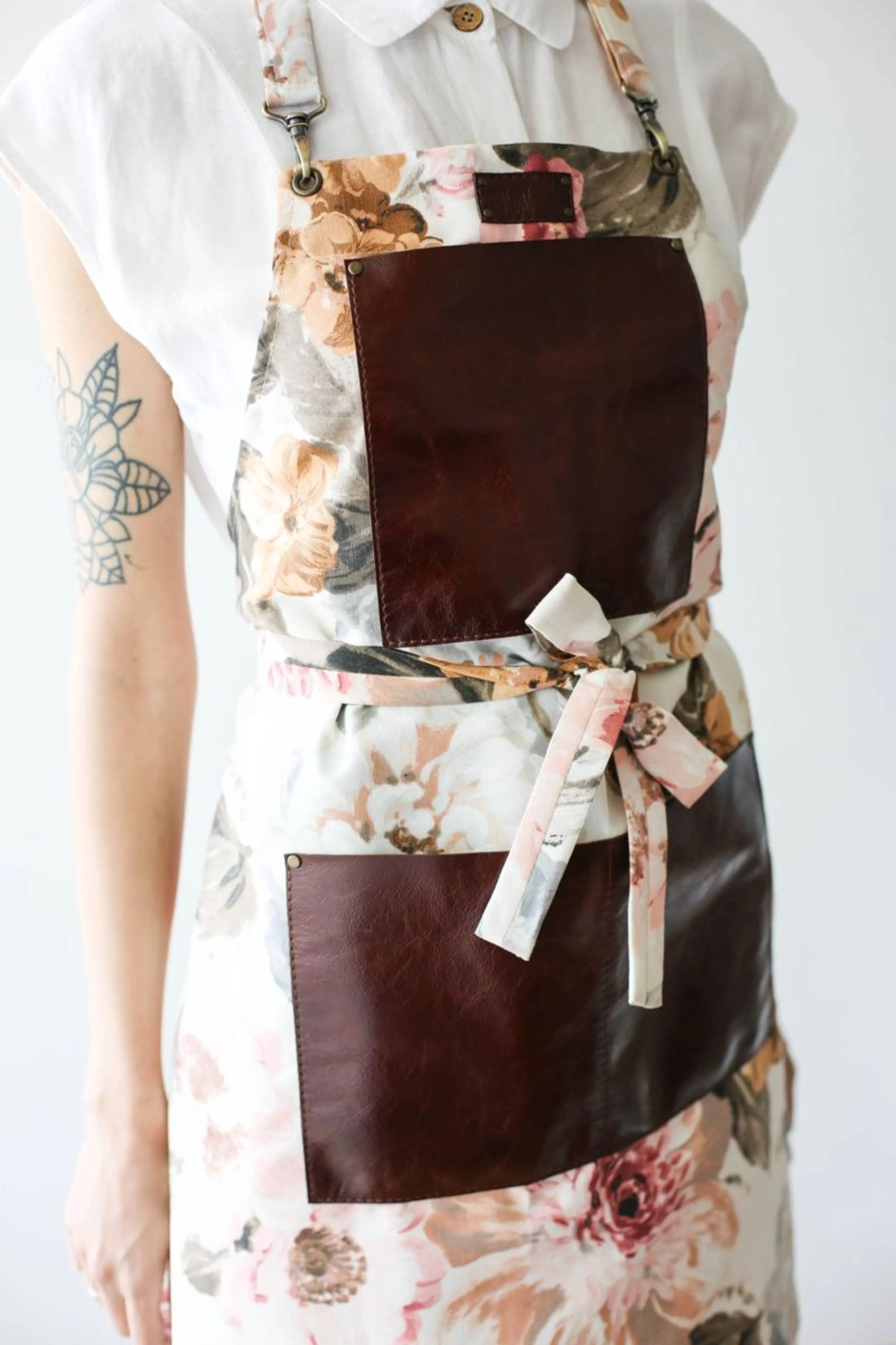 Brown Canvas Leather Apron