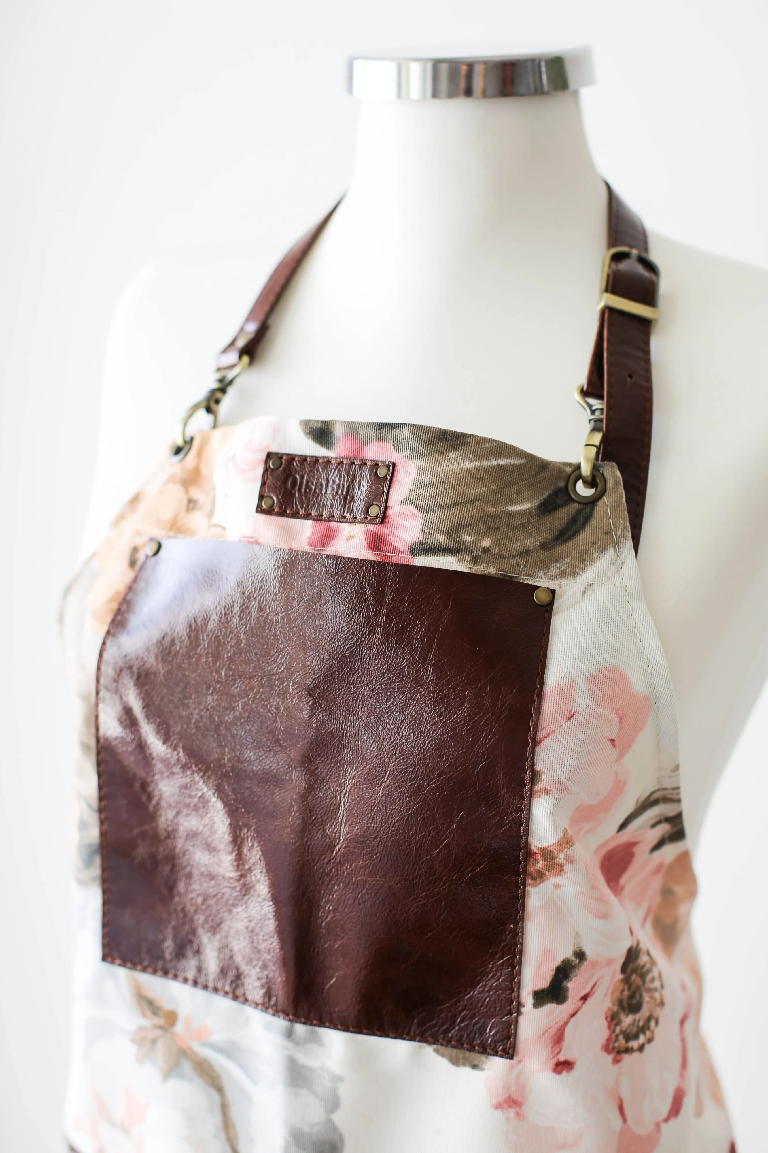 Brown Canvas Leather Apron