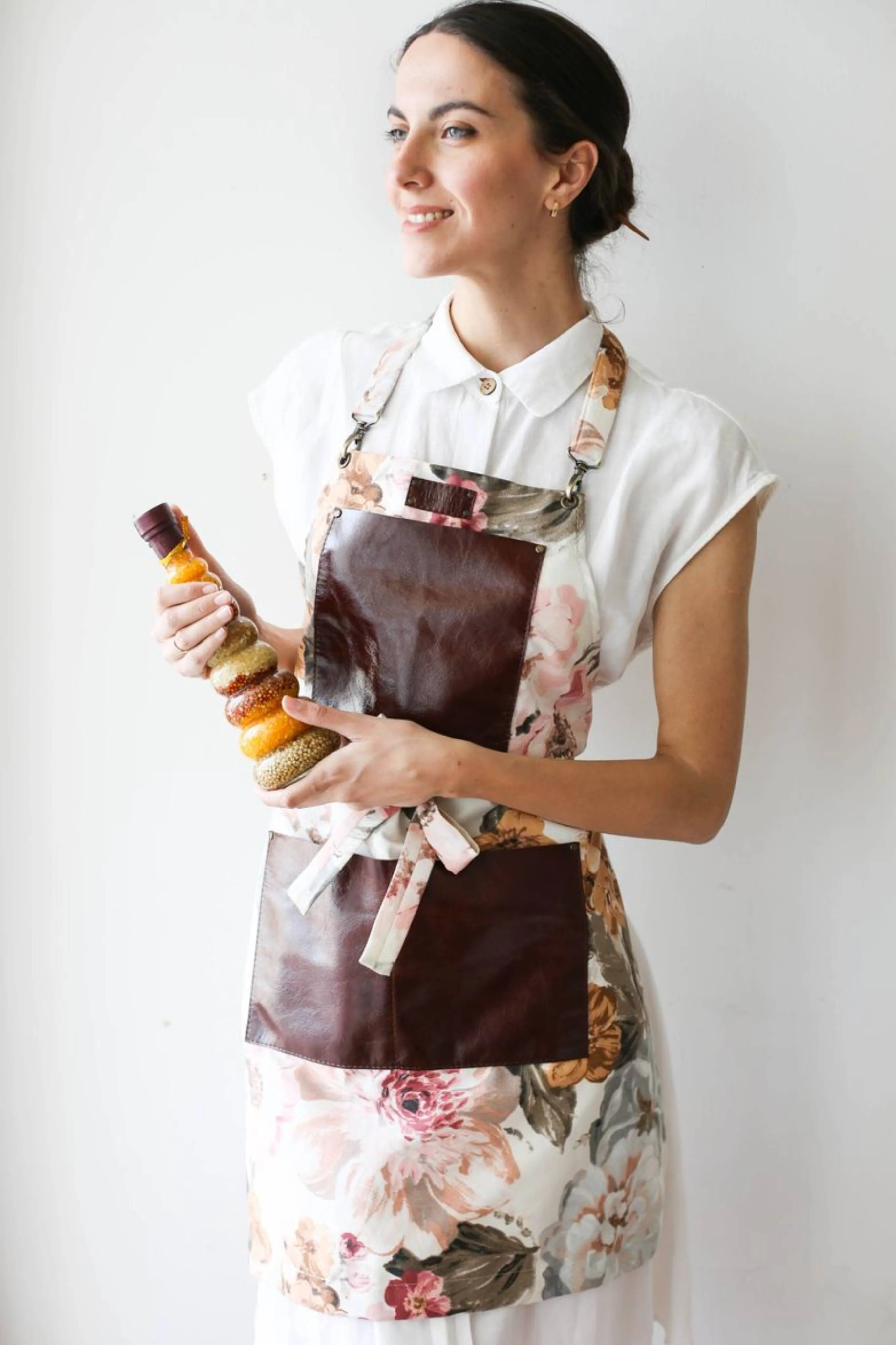 Brown Canvas Leather Apron