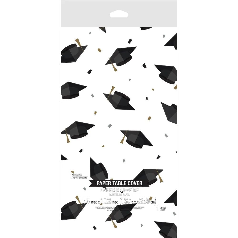 Bulk Graduation Fun Plastic Table Covers (12 per Case)