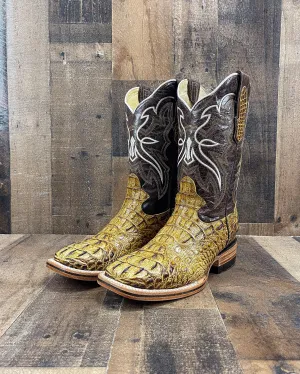 CAIMAN NECK "HONEY" | MEN SQUARE TOE COWBOY BOOTS