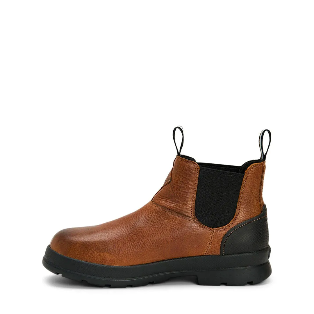 Chore Farm Leather Chelsea Safety Boots - Caramel by Muckboot