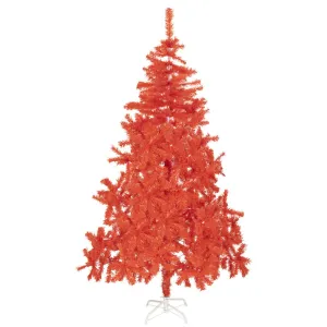 Christmas Tree Red Artificial Fir - 5FT - 7FT