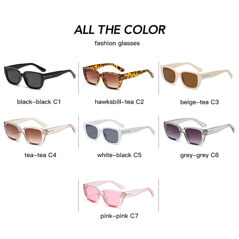 Classic Square Women Men Eyewear Shades