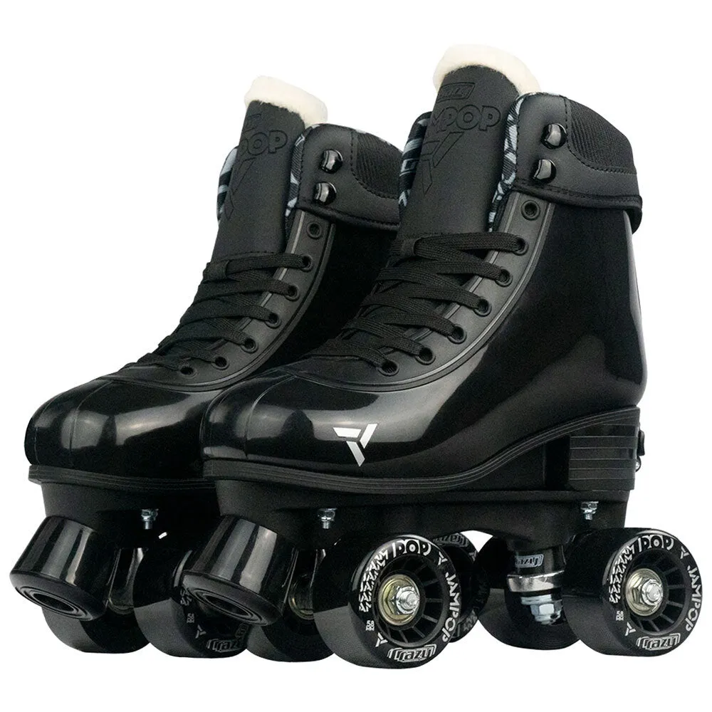 Crazy - Jam Pop Adjustable Quad Skates - Black