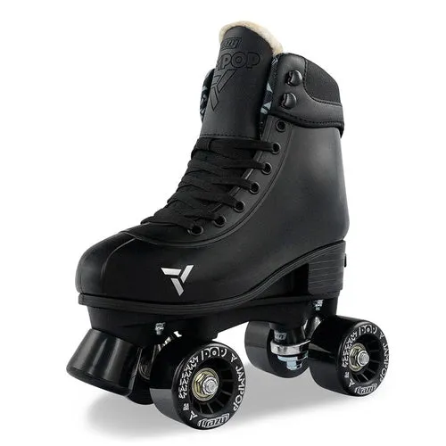 Crazy - Jam Pop Adjustable Quad Skates - Black