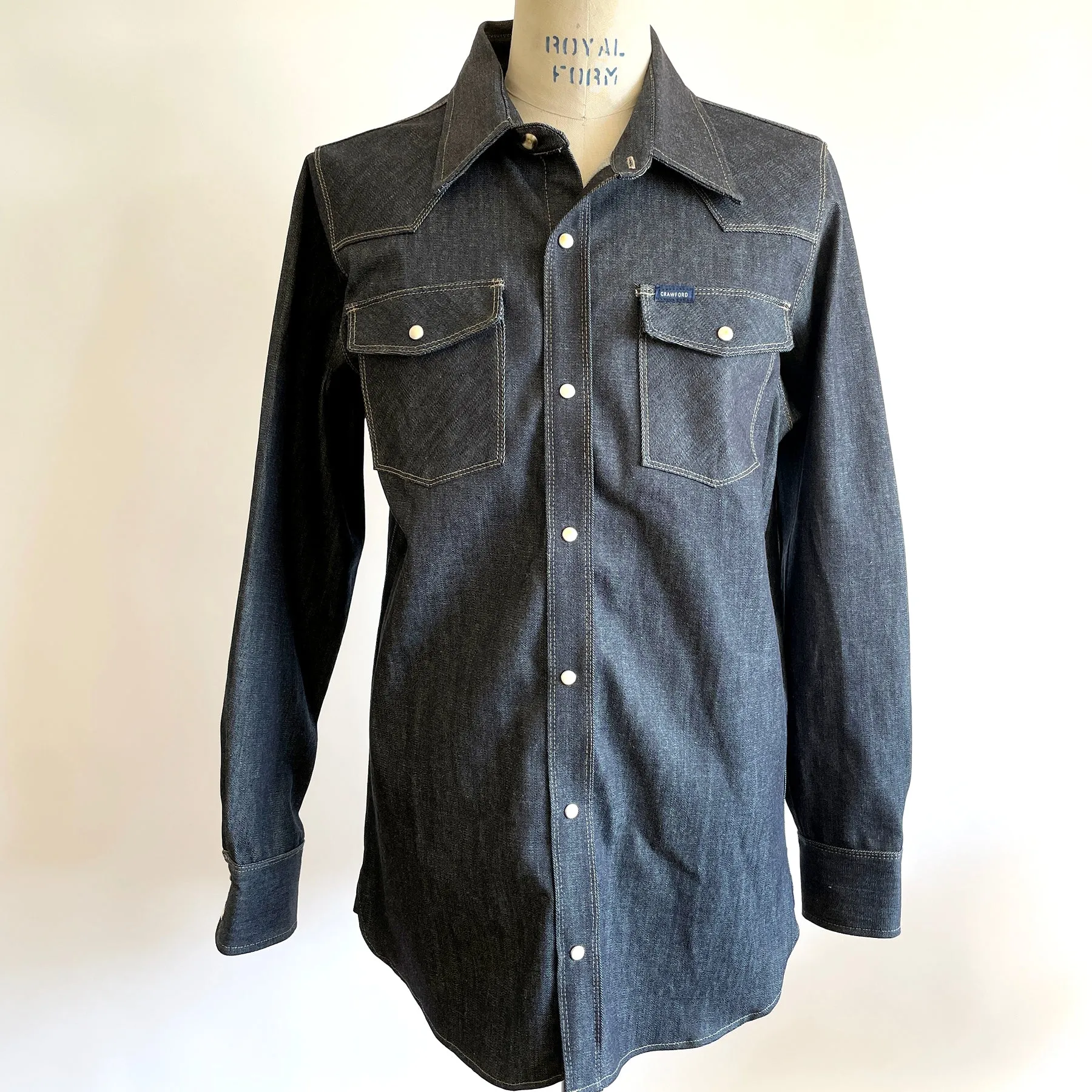 Denim Western shirt