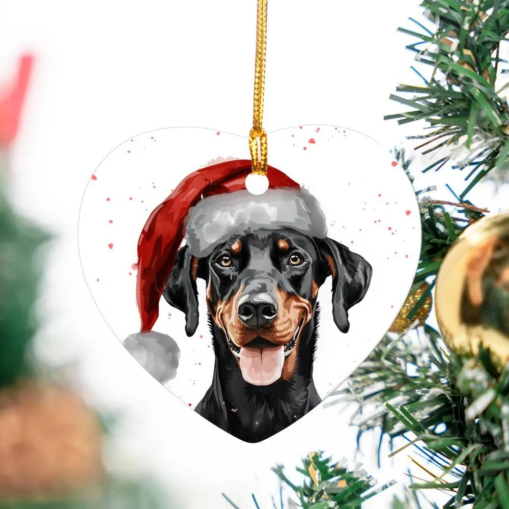 Doberman-1 Christmas Ornament