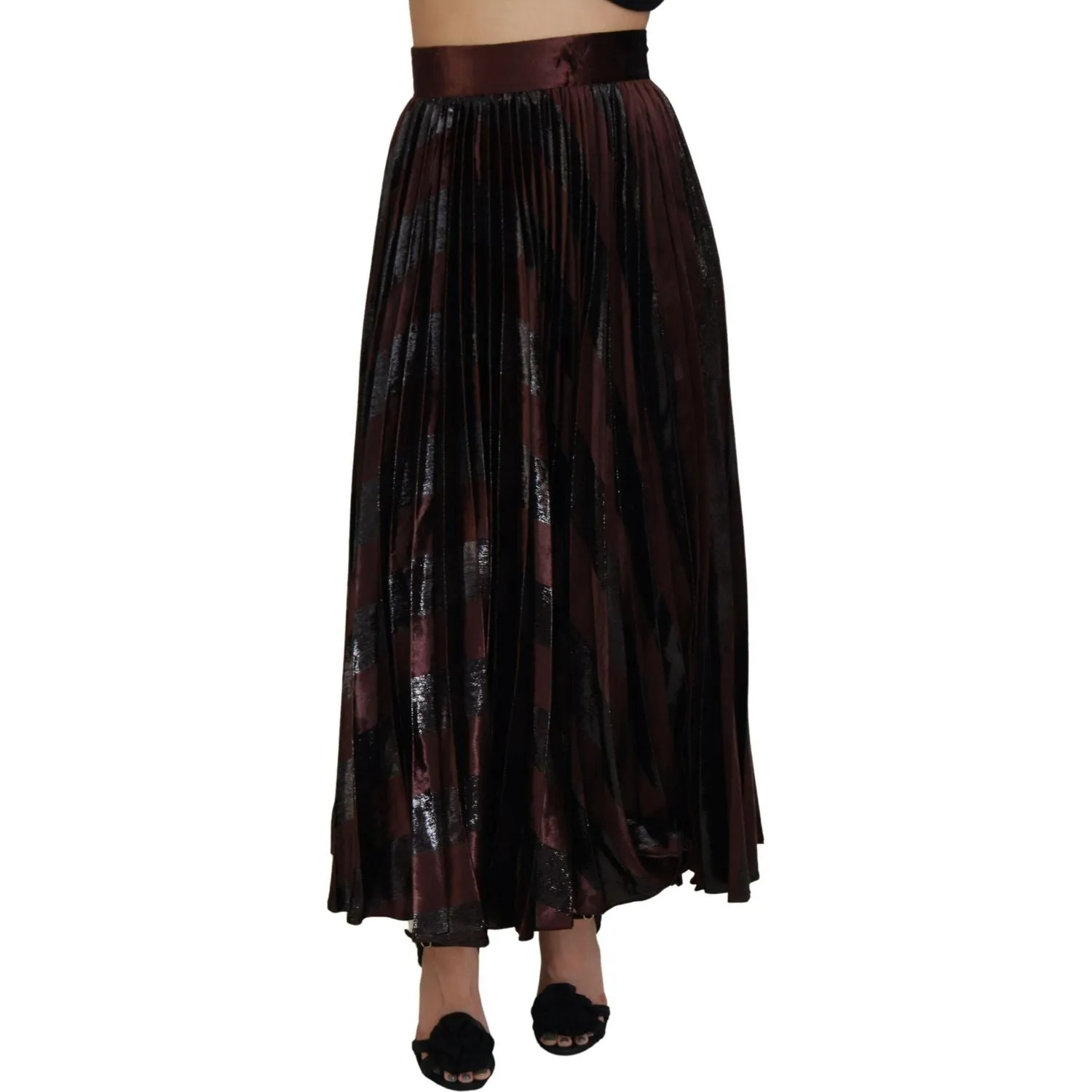 Dolce & Gabbana Elegant High Waist A-Line Maxi Skirt