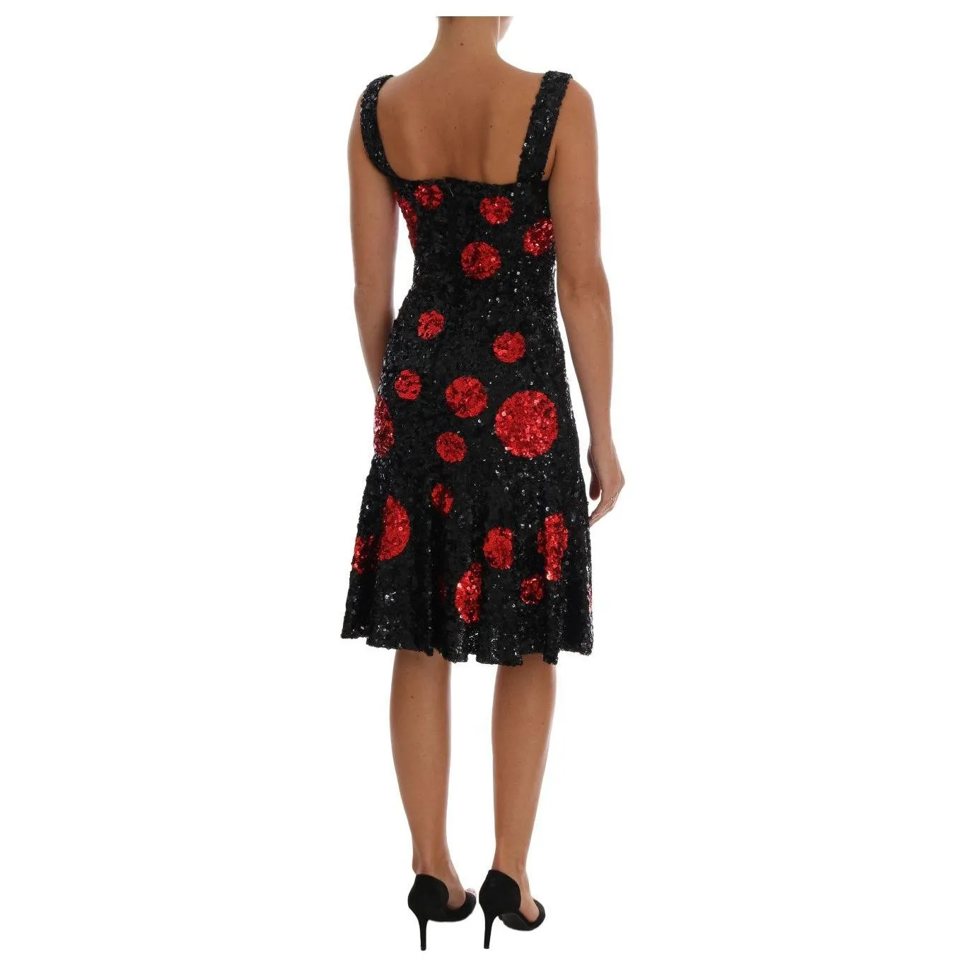 Dolce & Gabbana Elegant Polka Dotted Shift Dress