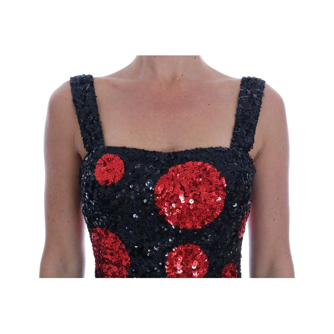 Dolce & Gabbana Elegant Polka Dotted Shift Dress