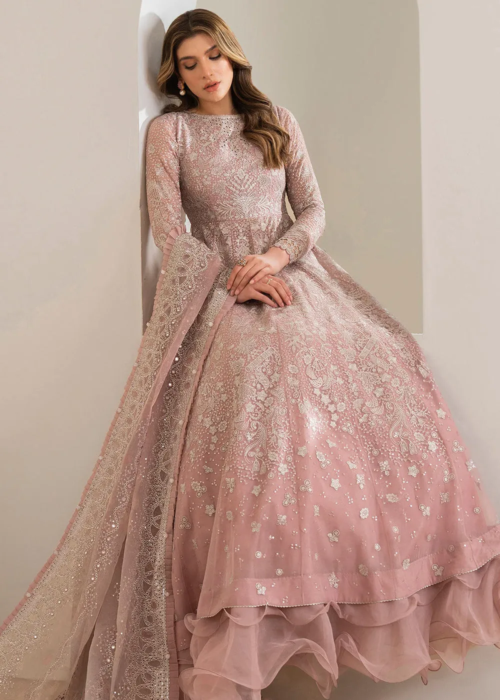 Embroidered Chiffon Wedding Formals '24 by Jazmin | UC-3024