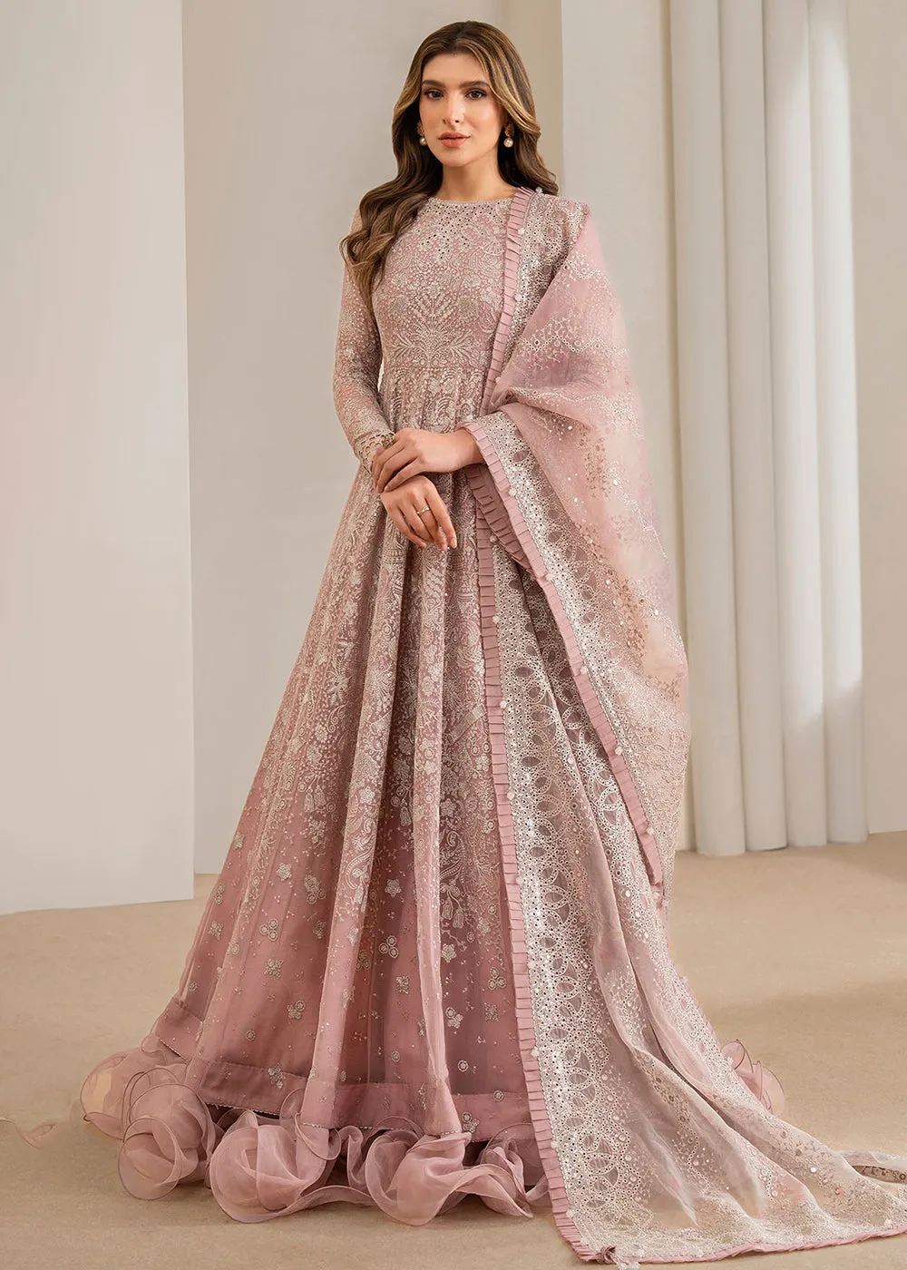 Embroidered Chiffon Wedding Formals '24 by Jazmin | UC-3024