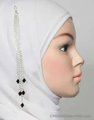 Finesse Hijab Pin # 3 in Black