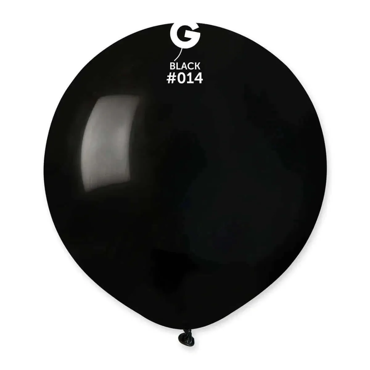 Gemar - 19" Black Latex Balloons #014 (25pcs)