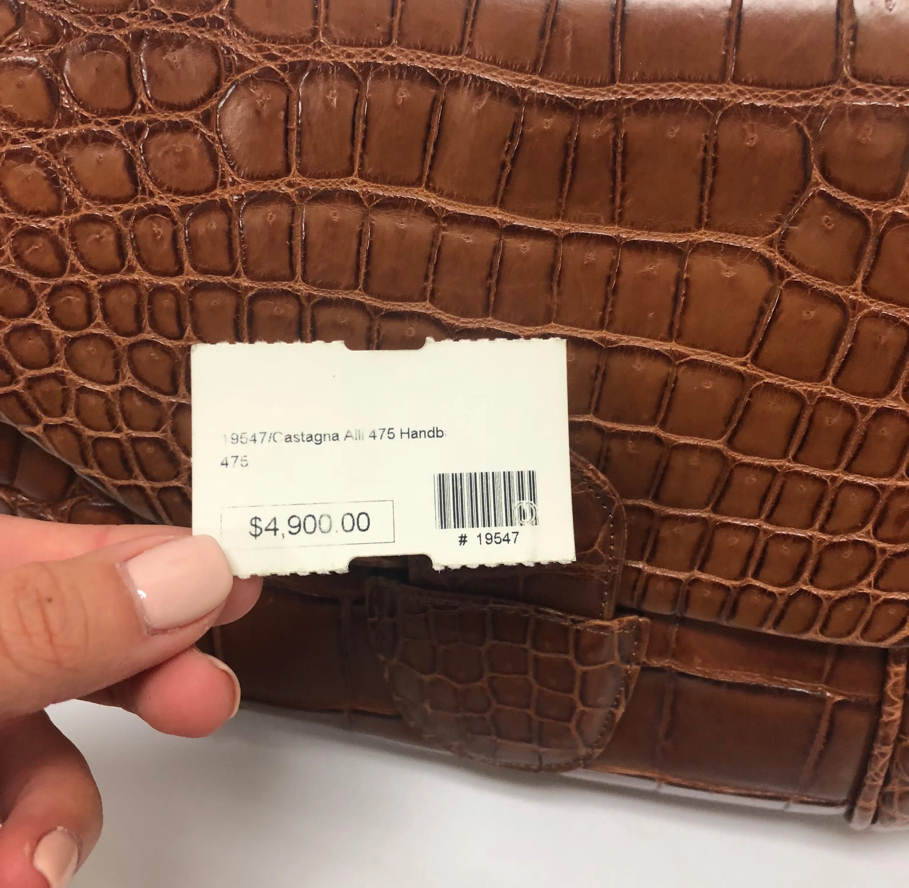 Giorgio’s of Palm Beach Brown Alligator Purse