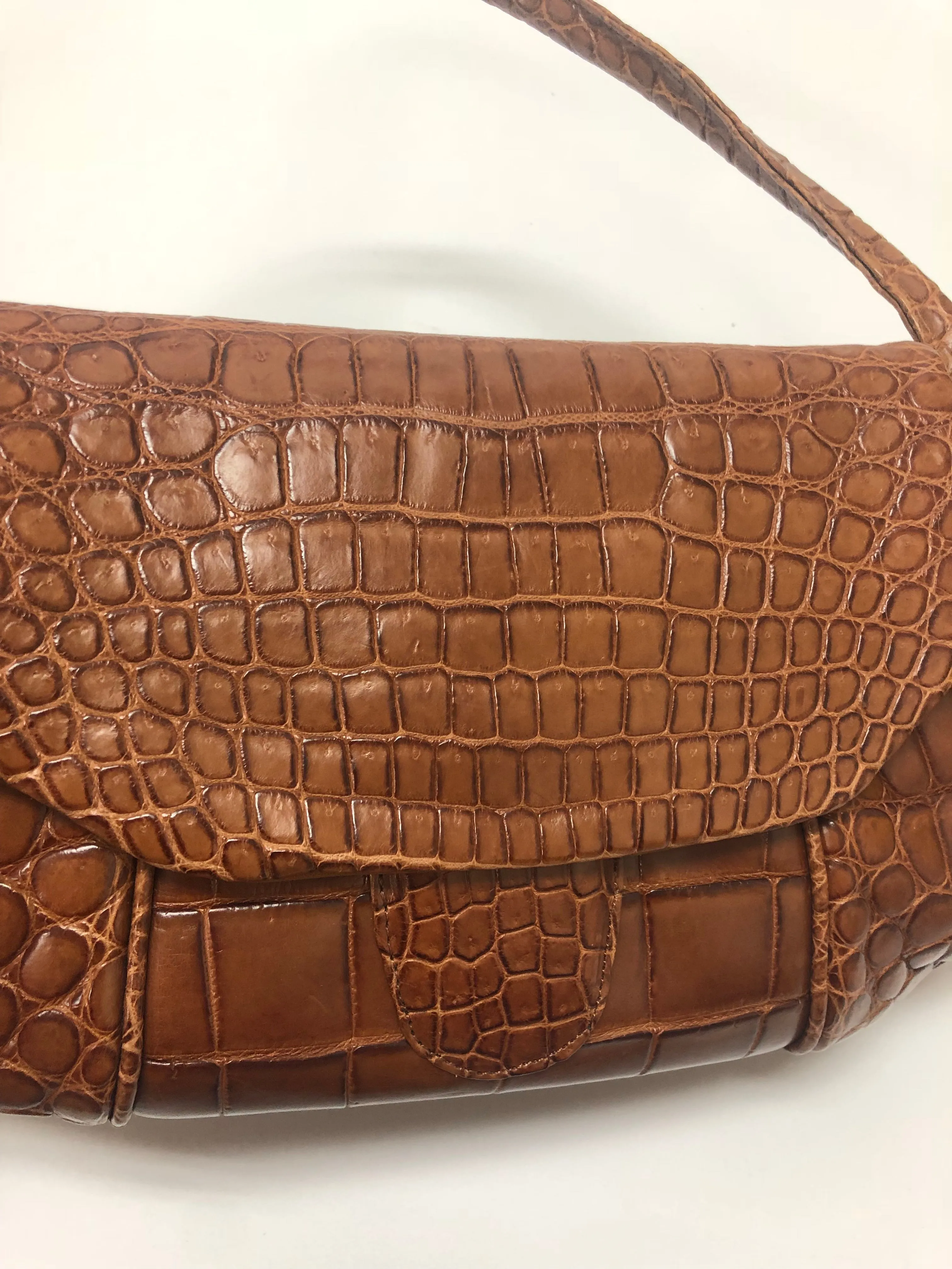 Giorgio’s of Palm Beach Brown Alligator Purse