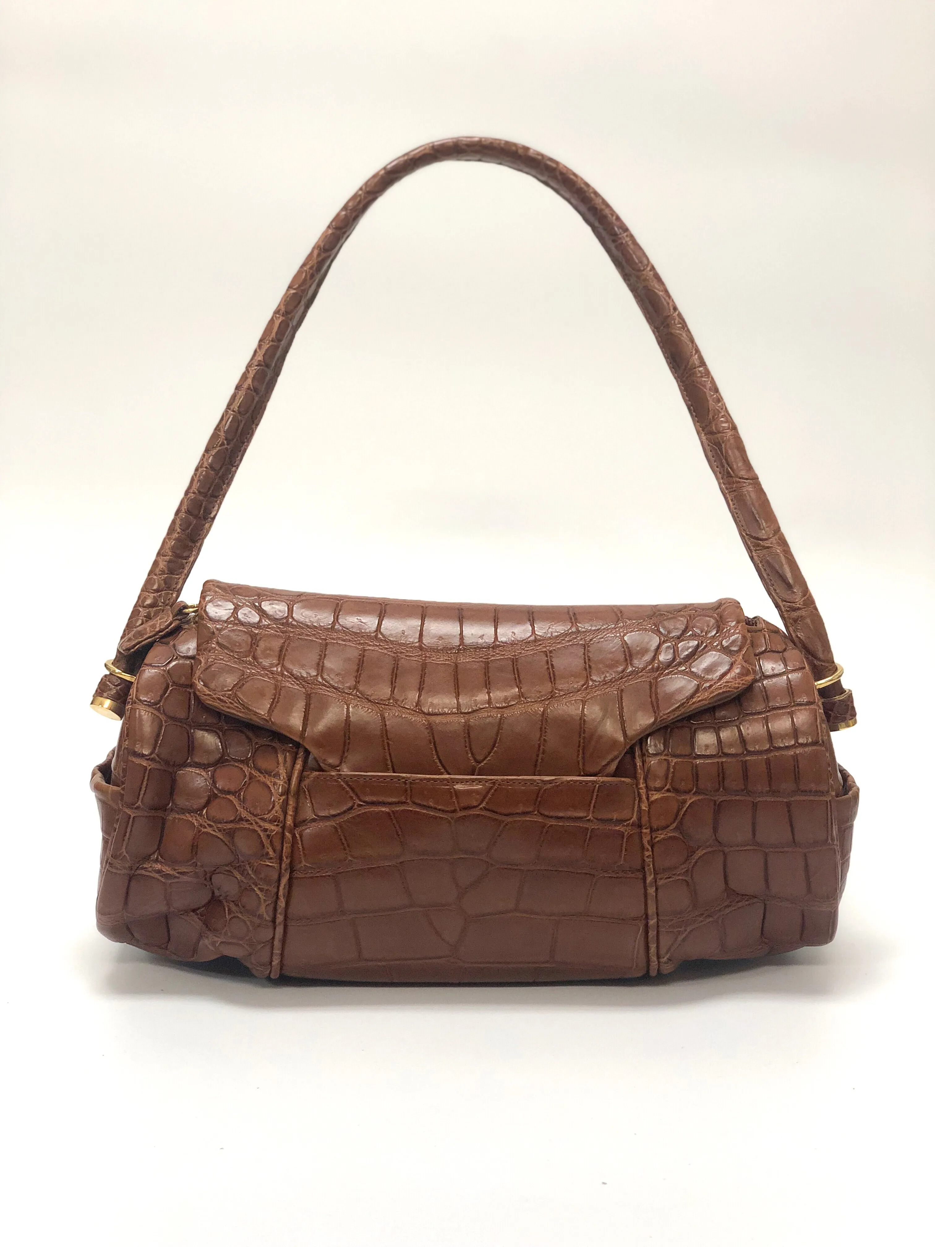 Giorgio’s of Palm Beach Brown Alligator Purse