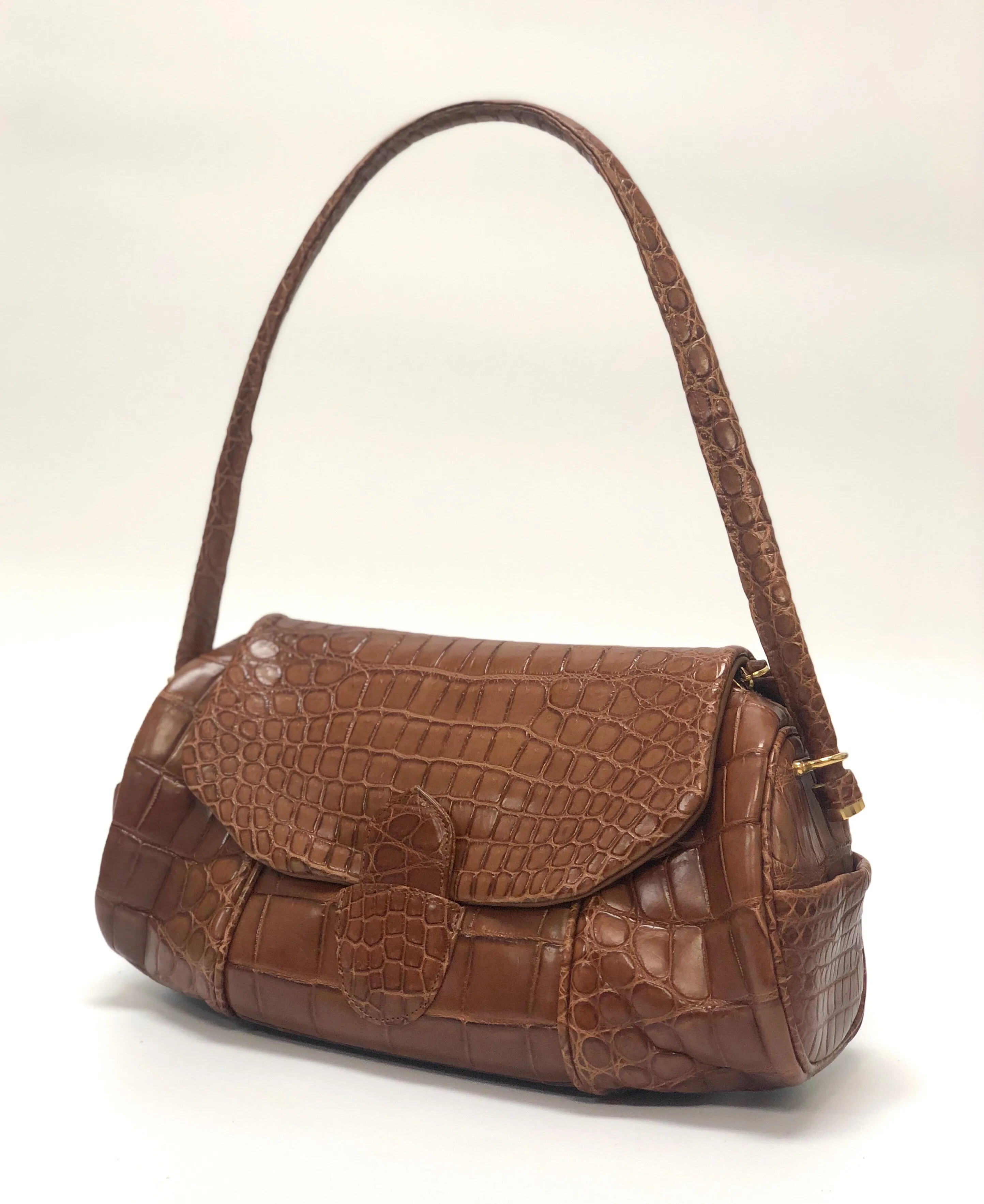 Giorgio’s of Palm Beach Brown Alligator Purse