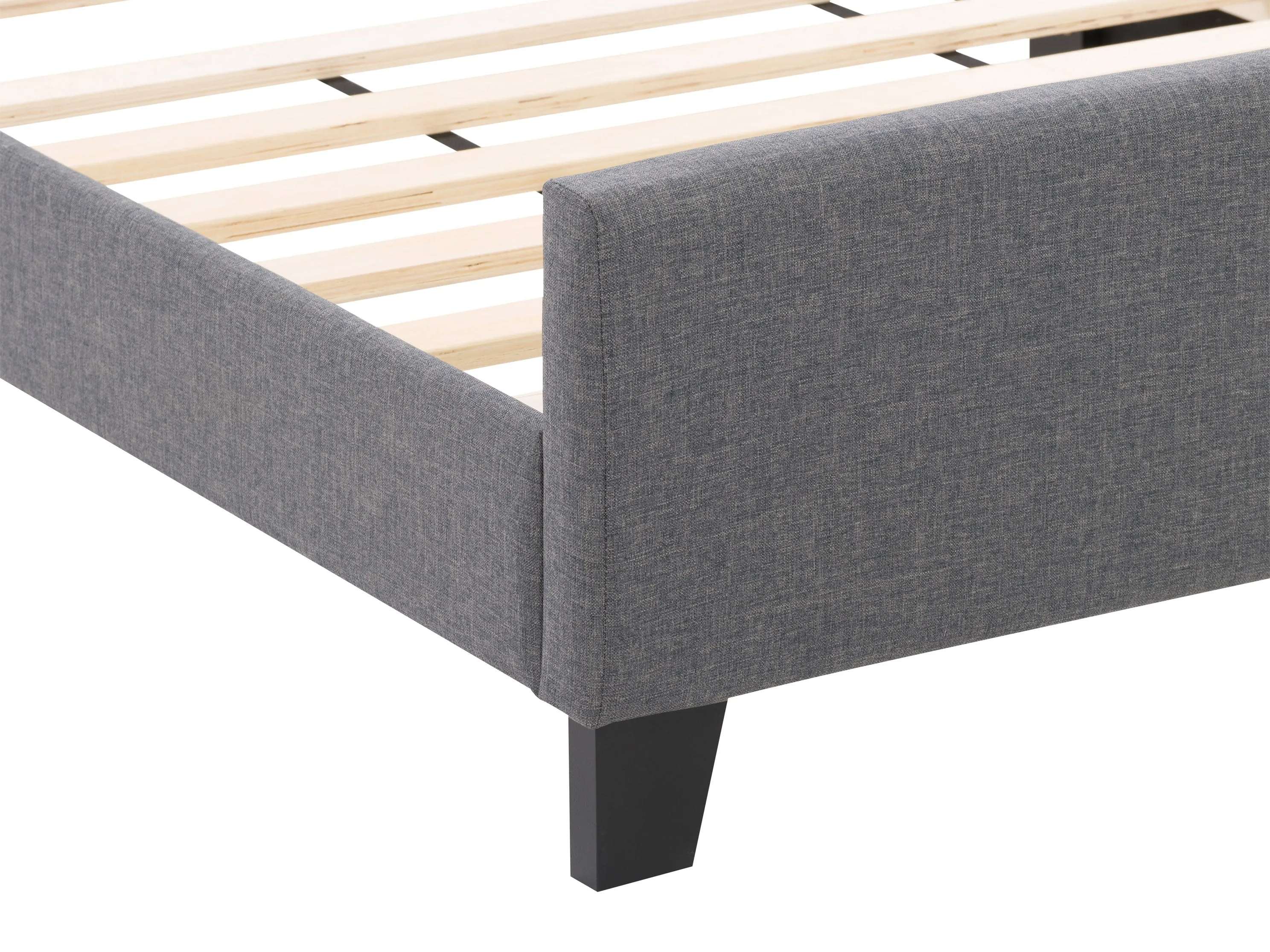 Grey Queen Panel Bed