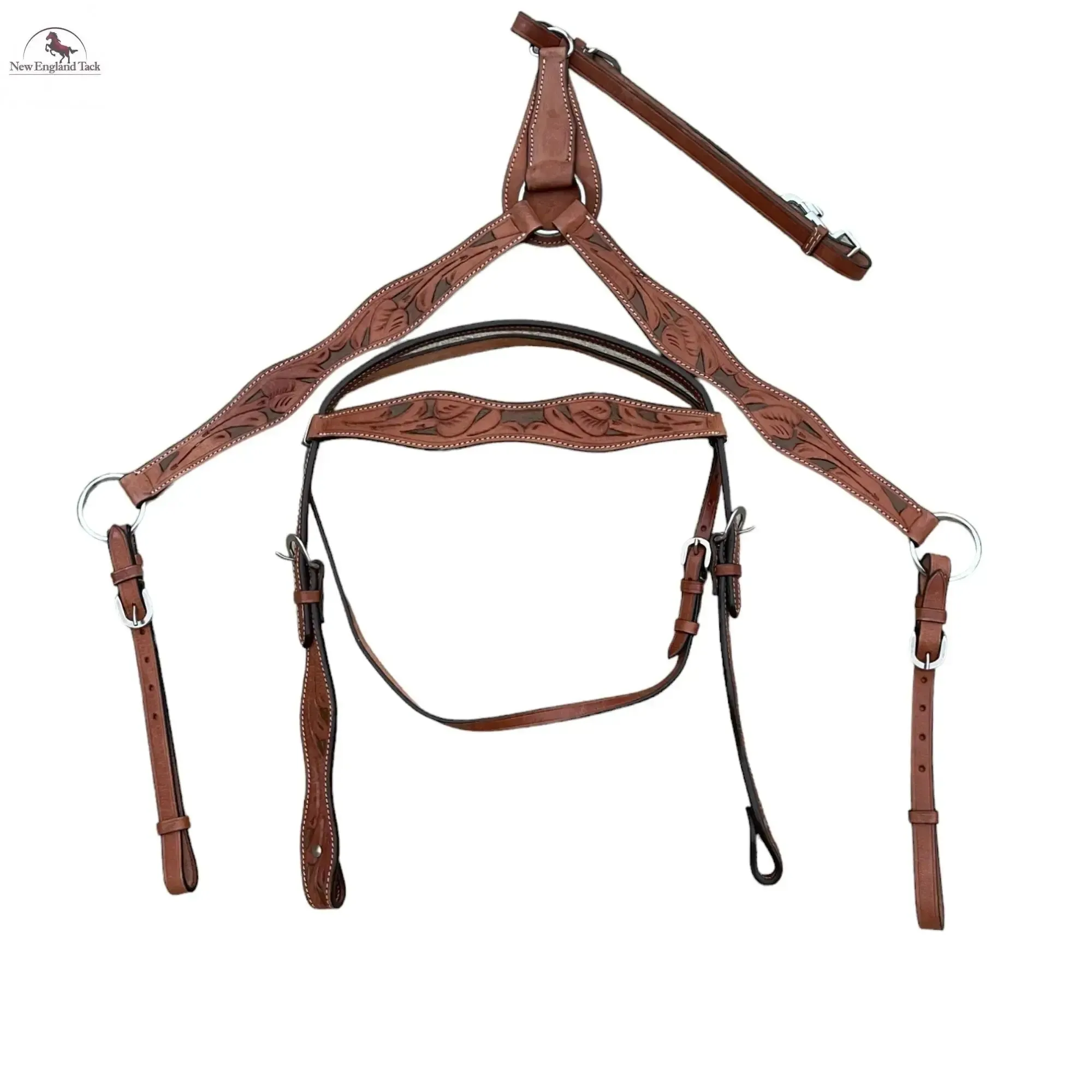 Headstall and Breast Collar Set - Leather