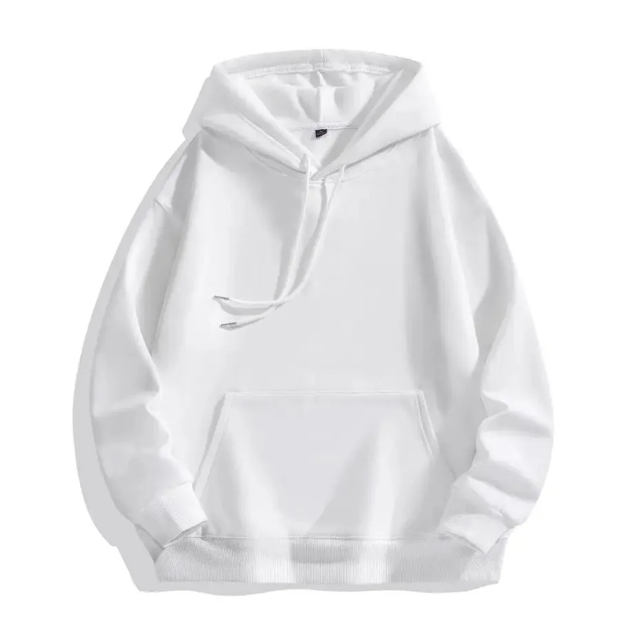 Heavy-duty Pure Cotton Hoodie With Plush Shoulder Loose Jacket