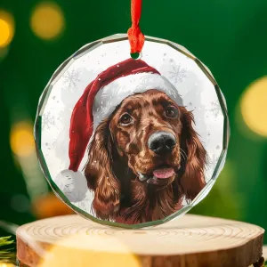 Irish-Setter-1 Christmas Ornament