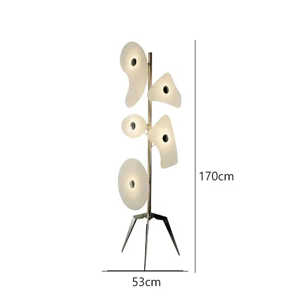 Italian Foscarini Orbital Art Acrylic Standing Floor Lamp