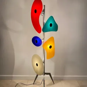 Italian Foscarini Orbital Art Acrylic Standing Floor Lamp