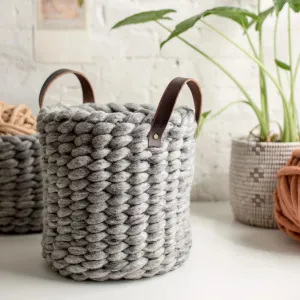 Januka Felted Wool Basket Kit