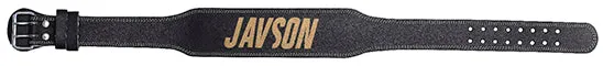 JAVSON 4 INCH SPLIT LEATHER WEIGHTLIFTING BELT