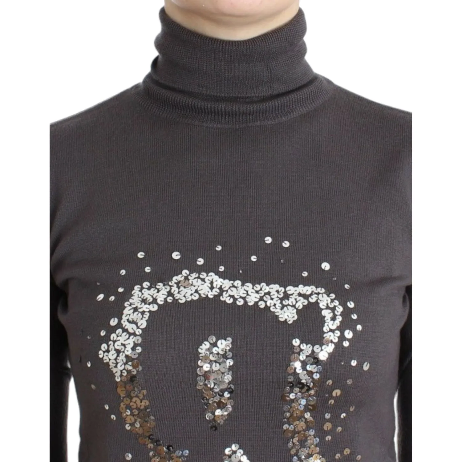 John Galliano Elegant Virgin Wool Turtleneck Sweater