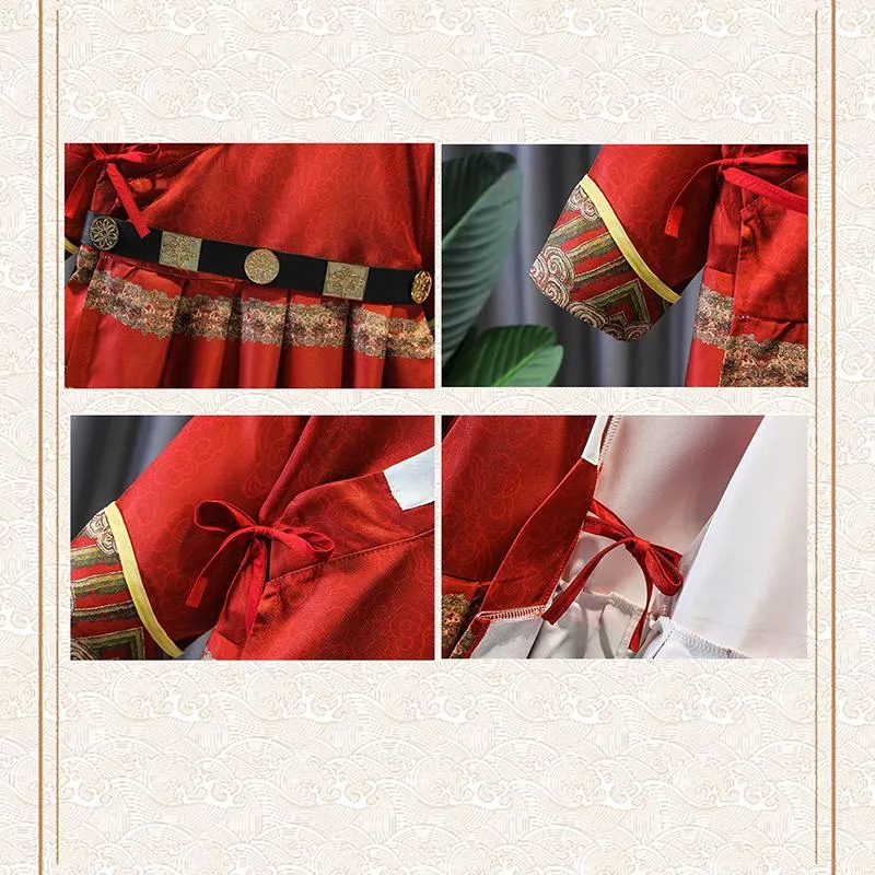 Kids Festive Traditional Chinese New Year Outfit Hanfu