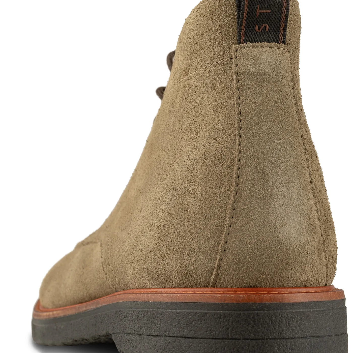 Kip apron boot suede water repellent - Khaki