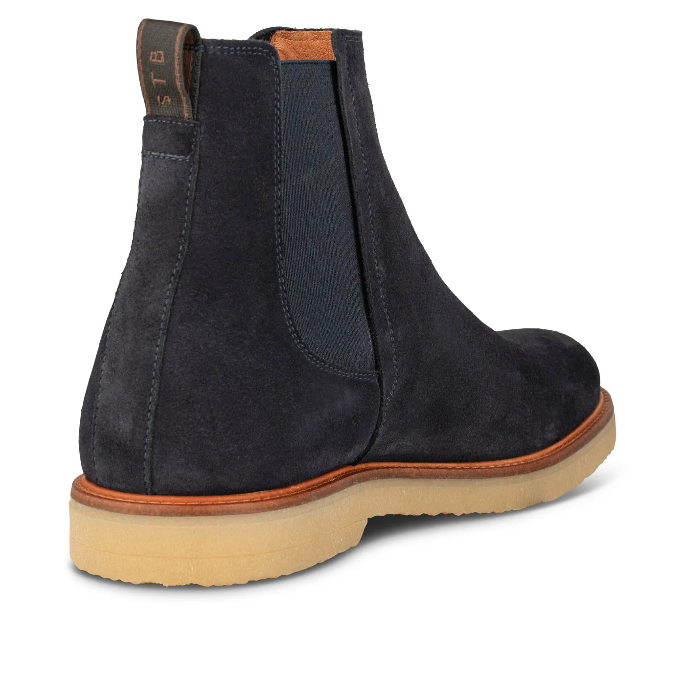 Kip chelsea boot suede - Dark Navy