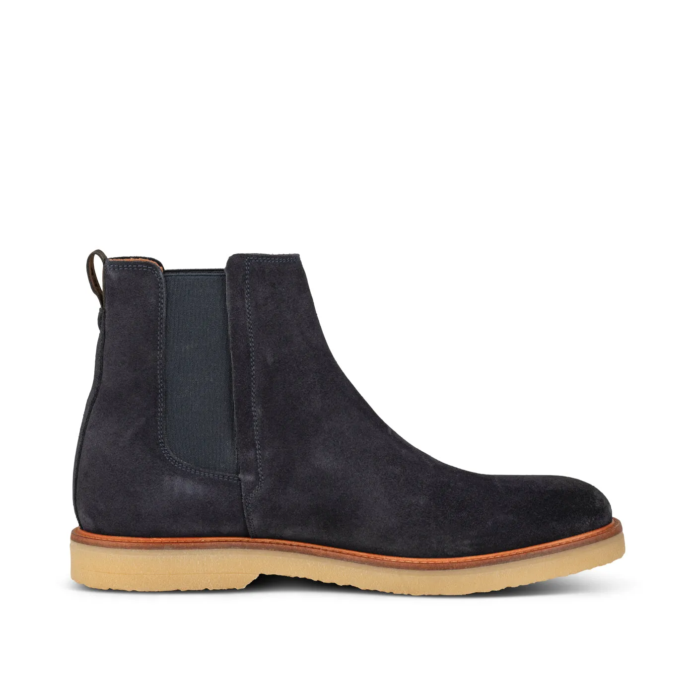 Kip chelsea boot suede - Dark Navy