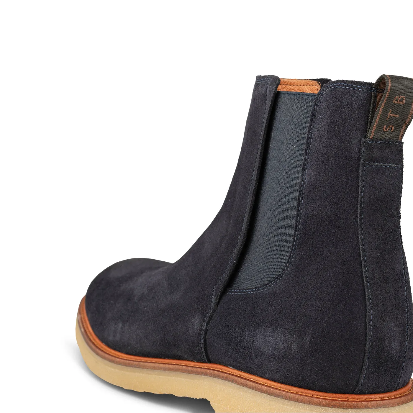 Kip chelsea boot suede - Dark Navy