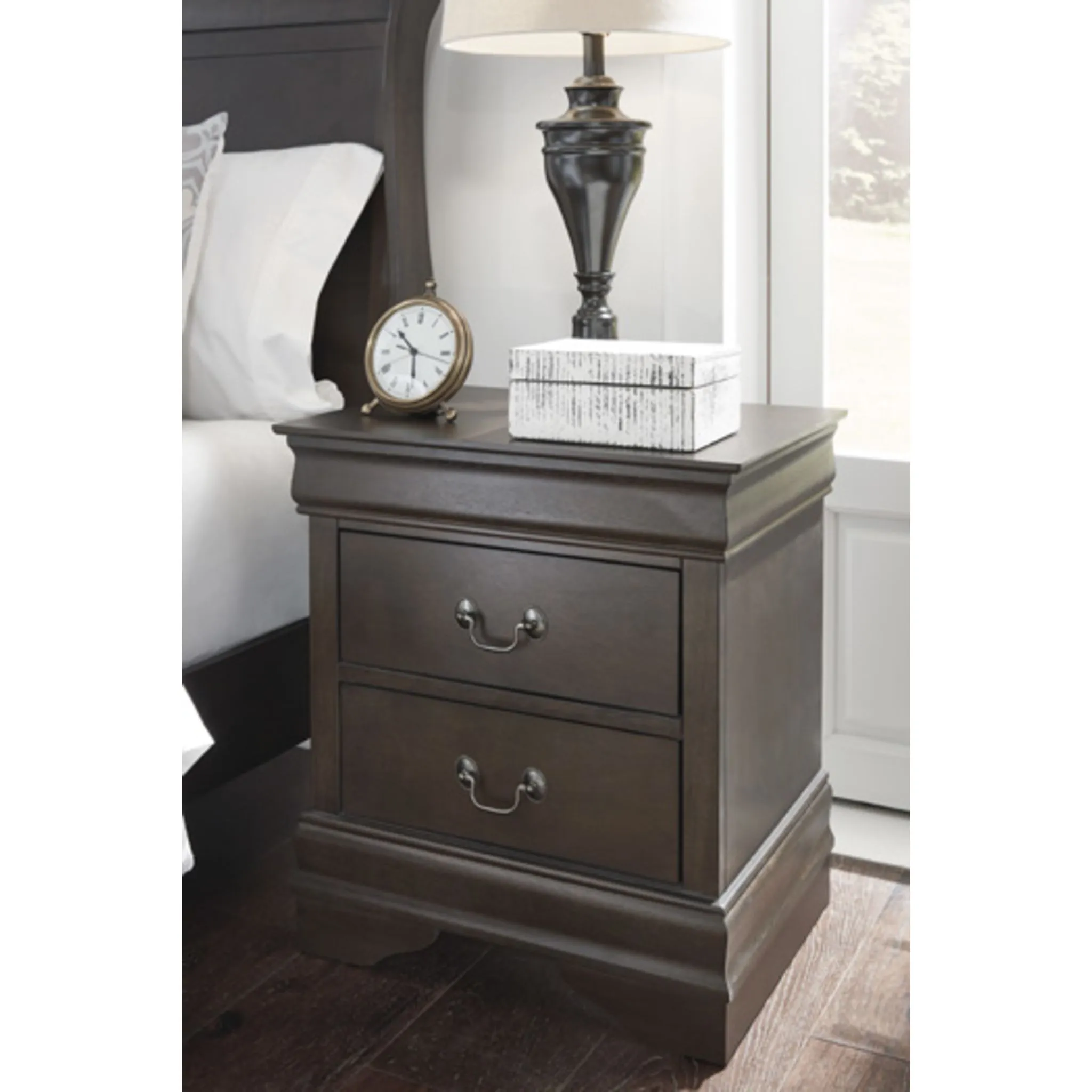 Leewarden Two Drawer Nightstand